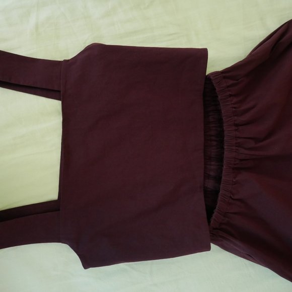 COS WIDE-LEG COTTON JUMPSUIT - Picture 9 of 10